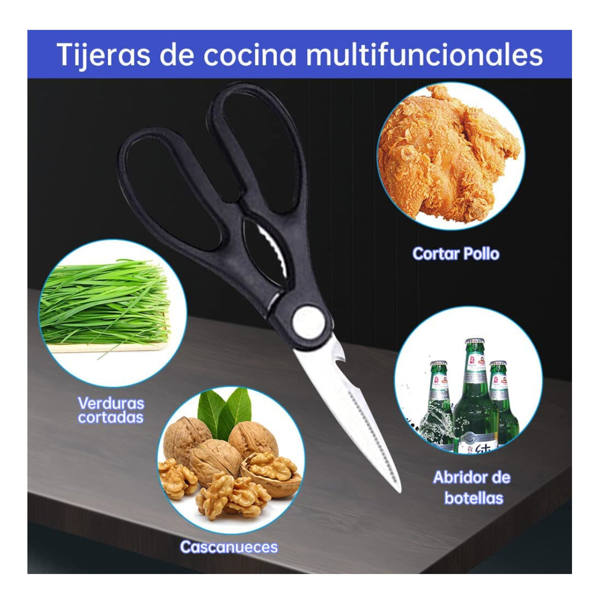 Sarten 4Puestos + Juego Cuchillos x6