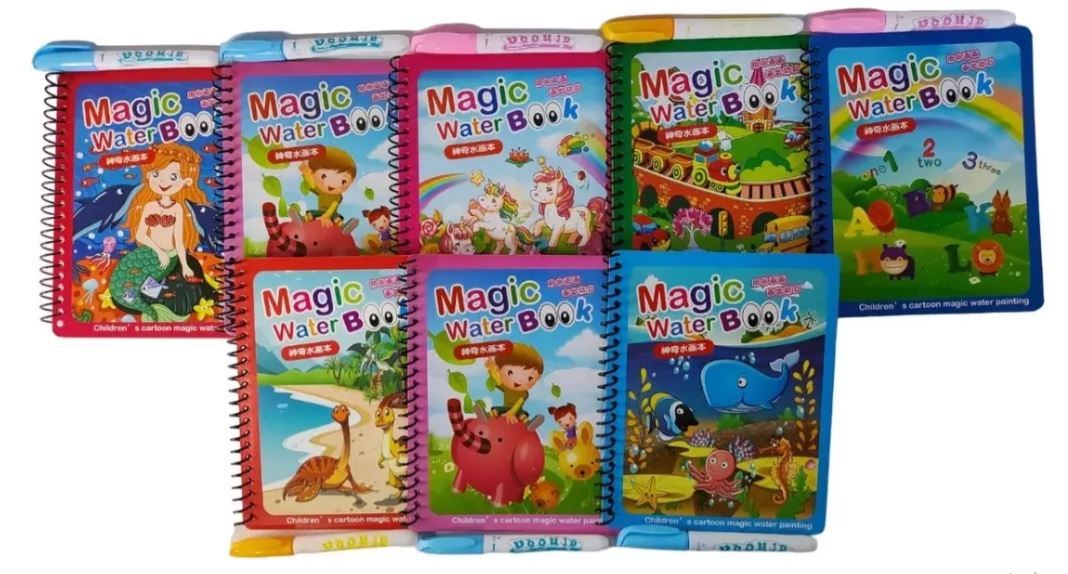 Libro magico para colorear con agua